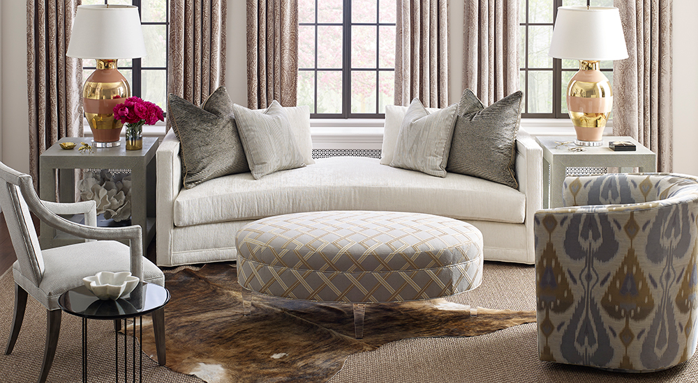 Custom upholstery fabric and furniture